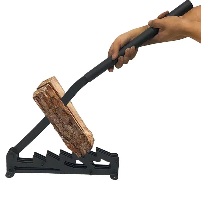 Wall Mounted Firewood Kindling Splitter