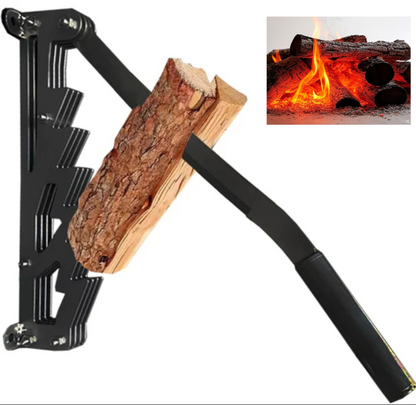 Wall Mounted Firewood Kindling Splitter