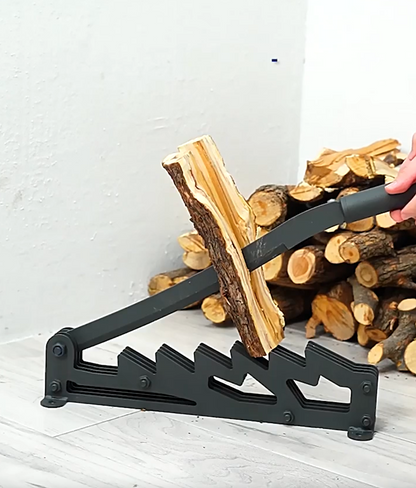 Wall Mounted Firewood Kindling Splitter